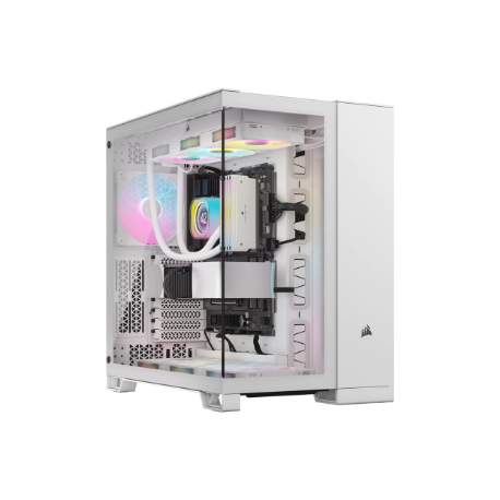 Corsair Dual Chamber PC Case | iCUE LINK 6500X RGB | White | Mid Tower | Power supply included No | ATX